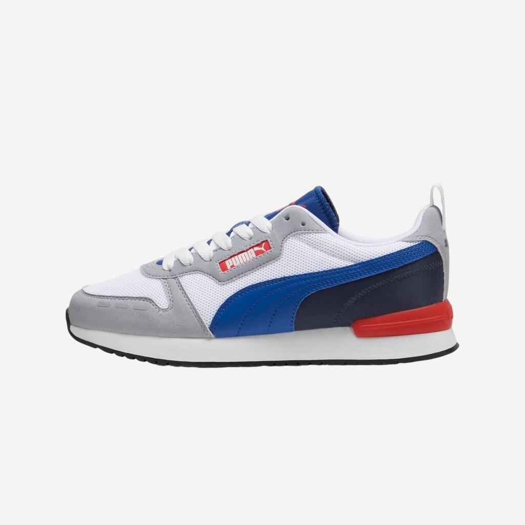 MEN'S PUMA R78 WALKING TRAINERS - BLUE RED